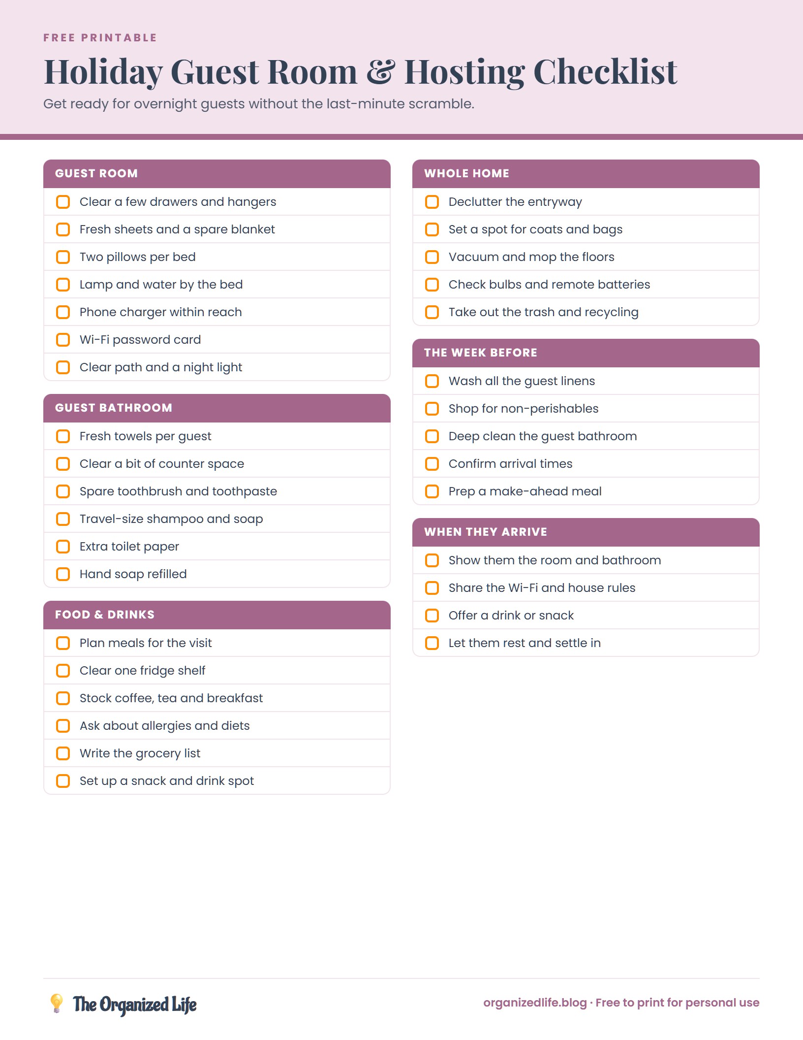 Free printable preview